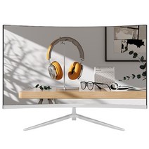 IPS 커브드 모니터 24 27 인치 곡면 스크린 HD LCD, 공식 표준, 24인치 1K75HZ