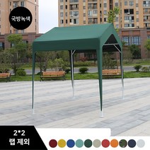 농막 간이창고 주차장 펜션 야외 바베큐 대형캐노피 인박카, 국방녹색 2x2랩 제외