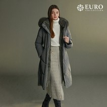 유로컬렉션 풀스킨 콤비 fur 롱 구스코트(22fw)