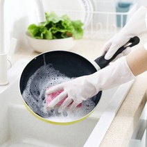 오너클랜 [힐링타임] 오래쓰는 질겨용 고무장갑 3개 M 사이즈, 1, 없음/없음/없음