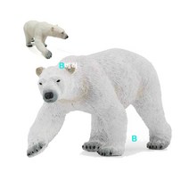 동물 모형완구 북극곰 동물장난감 피규어인형