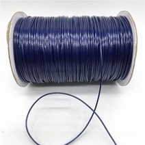 마닐라 로프 밧줄 050810152mm 네이비 블루 왁스 코드 PU 가죽 스레드 스트링 목걸이 쥬얼리 제작 DIY Shamballa 팔찌, 05, 2.0mm 5yards