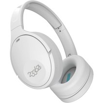 233621 액티브 노이즈 캔슬링 헤드폰 Bluetooth5.0 무선 헤드폰 재생 시간 100시간 마이크 내장 오버 이어 헤드폰 경량 일상 사용에 적합한 쾌적 이어폰…(화이트)