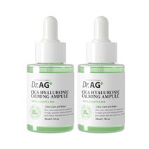 닥터에이지 시카 카밍 앰플 30ml 2개, 시카 히알루로닉 카밍 앰플 30ml 2개