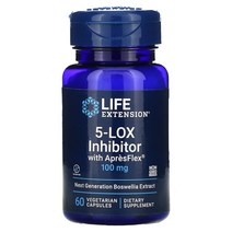 라이프 익스텐션 5-Lox Inhibitor with ApresFlex 100mg 베지 캡슐 60정