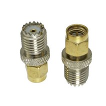 커넥터 IEC PAL DVB-T / F TV MiniUHF MCX to SMA SMB MMCX RCA Male & Female RF 동축 어댑터 2 피스, [09]Type 18