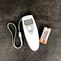 휴대용 음주측정기 가볍고 간편한 알콜테스터 배터리 포함, 단품, 1개