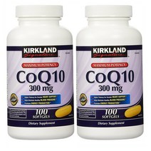 Kirkland CoQ10 커클랜드 코큐텐 300mg 100정 2팩, 1개