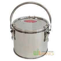 국내생산 A형 이중국통 6호 (6L) 보온보냉(O) 국끓이기(X) 국15인분, 몸통양쪽 손잡이
