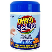 마법의 청소박사 1714 원통형 만능 크리너 세정 물티슈 찌든때 기름때 청소 주방 가전제품 매직 스펀지 전자제품 가구 청소