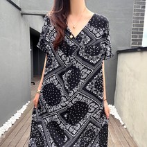 휴양지 여름 원피스 브이 페이즐 [메다모드]