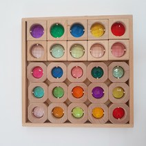 모얌북스 보석블럭 발도르프 원목 교구, 정사각&팔각블럭 35pcs