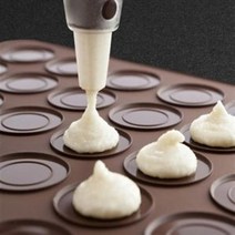 실리콘 마카롱매트 마카롱 만들기 도안, 1개
