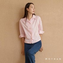 모덴 23SS 코튼 나일론 블렌디드 셔츠블라우스