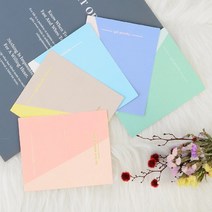 파스텔 축하메세지 카드 감사엽서 초대장 회사 돌잔치, 색상, 분홍색