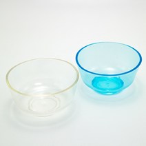 아이샵오픈 화장품볼 팩볼 미니투명팩볼 크림볼 팩도구 한방팩볼(블루&투명)낱개-한국, 투명미니팩볼(블루)