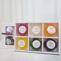 미앤크린 수제비누세트 천연비누 선물세트 클렌징비누, 75g, 6구