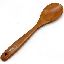 옻칠 큰스푼 나무 조리 도구