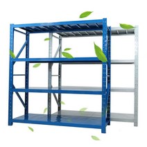 공장 선반 중량 랙 경량 팔레트 랙 조립식 앵글 철제, 120X40X200/그레이 서브