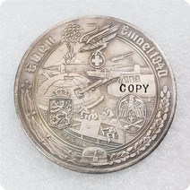 1939-1945 독일 기념 복사 동전 (50MM), 03 Type 3