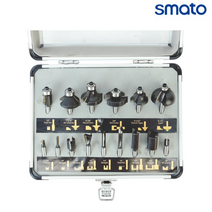 트리머비트 세트 목재가공 목공가공 홈파기 공구비트 루터비트 목공용드릴비트 SM-TB630 30Pcs 스마토