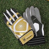 스파이더그립 야구장갑모음 배팅 포수 동계 겨울 방한 유소년, 01.합피장갑-블랙골드, L