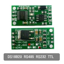 makePCB S385 디지털 온도 센서 DS18B20 Modbus RTU RS485 RS232 TTL USB UART, 2. R46CA01_BNO 5V RS485