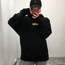 남여공용 KIKI 프린팅 기모 후드티