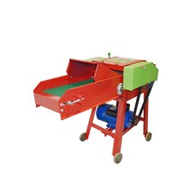 사료 분쇄기 절단기 건초 옥수수 볏집 잔디, 4칼 자동 공급 모델(모터 없음), 1개