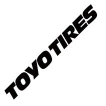 TOYO TIRES 토요타이어 데칼 튜닝 스티커, 1개, 화이트(중)