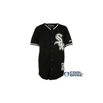 새상품 택있음 마제스틱 시카고 화이트삭스 MLB 청소년 쿨 베이스 타격 연습 져지