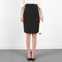 에이스하트 H라인스커트 정장 출근복 베이직 치마 ~2XL 빅사이즈 플런미디스커트