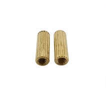 10개 M2 x L 3mm 32mm 나사 황동 라운드 스탠드 오프 스페이서 암-암 잭 PCB 기둥, [17] 25mm