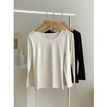 키메라제이 웜기모 보온 U넥 이너 티셔츠 3color
