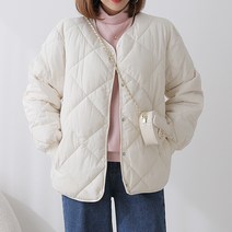 [쏭스타일] 퀼팅누빔패딩점퍼