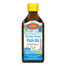 칼슨랩스 노르웨이산 키즈오메가3 피쉬 오일 800mg 레몬맛 200ml