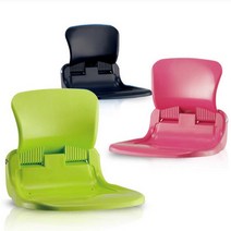 오리의자 등받이 좌식의자 접이식 바닥의자, 파랑