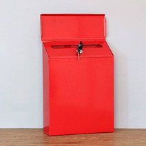 벽걸이우편함 유럽풍 우체통 빨간 인테리어 우편함 루프 스위트홈 전원주택, [옵션]프리미엄라인-21