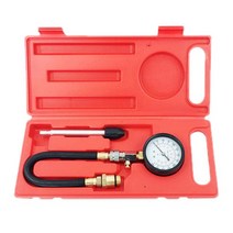 자동차 오토바이 압력 게이지 테스터 키트 가솔린 가스 엔진 압축 누설 진단 Compresson 미터 공구 8Pcs, 02 2pcs Kit