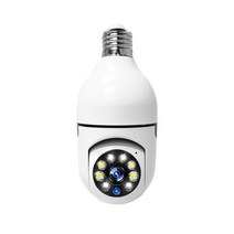 전구형 무선 CCTV 간편 설치 360도 회전 매장 사무실 창고 실외 홈캠 베이캠, 올컬러나이트 + 32GB + 1080p + 3.6mm