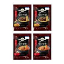고메 중화 짜장 760g *2개 + 짬뽕 652g 2개, 1세트