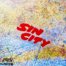 방수 TLP 펀칭 차량용스티커 죄악 지 성남 시티 SINCITY 범람 고치다 흑백 영화 클래식 영문 1126028381, 화이트 (15 *7cm )