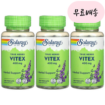 [솔라레이]-M2-바이텍스 체스트 베리 400mg 100개입[[3통]], 3개, 100개