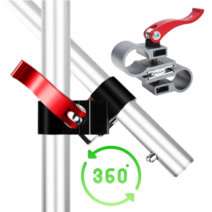 CAMNAX 낚시 파라솔 각도기 각도 조절기 블랙/레드