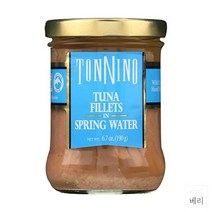 Tonnino Tuna Fillet in Water 톤니노 참치 살코기 인 워터 6.7oz(190g) 2팩