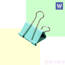 화신/칼라더블크립 소 50개입/클립 집게, 50개, 50개입
