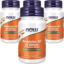 나우푸드 프로바이오틱-10 250억 베지 캡슐, 30개입, 4개