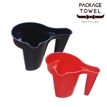 패키지타월 디테일링 브러쉬 컵, 레드