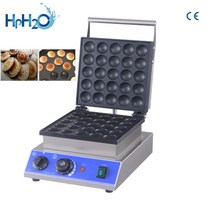 타르트성형기 에그타르트반죽몰딩기 상업 25 홀 poffertjes 그릴 메이커 작은 케이크 베이킹 장비 미니 팬케이크 스낵 기계 도라야키 기계, 110v, 유럽 ​​연합