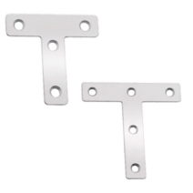 다목적 T자형 평철 (10P 50mm) 보강 보수 연결 꺽쇠 경첩, 50mm